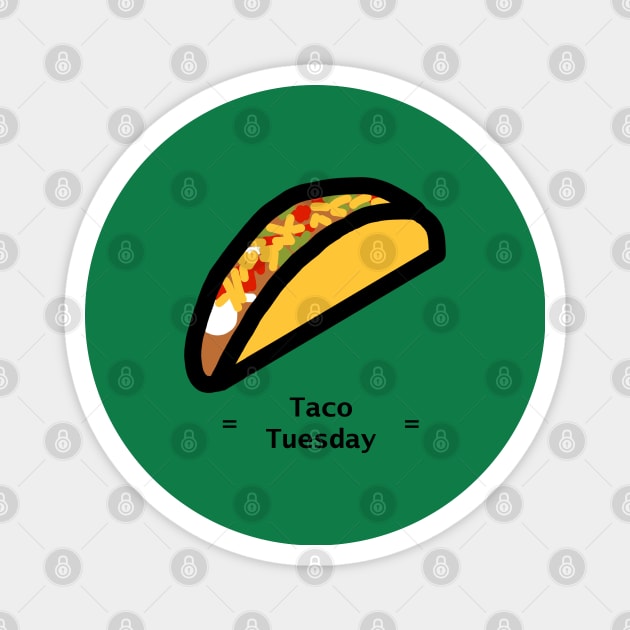 Taco Tuesday Magnet by ellenhenryart